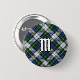 Clan Gordon Vestir Botón Tartan