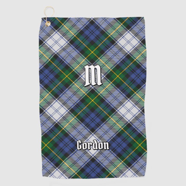 Clan Gordon Vestir Toalla de Golf Tartan (Anverso)