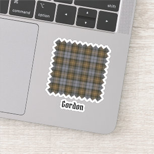 Clan Gordon Weathered Tartan Pegatina