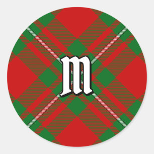 Clan Gregor Tartan Classic Round Pegatina