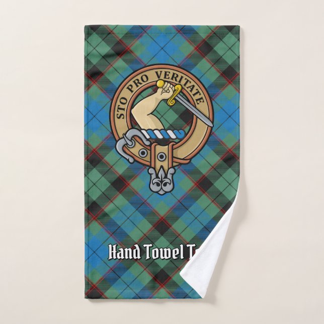 Clan Guthrie Escudo por Tartán (Toalla de mano)