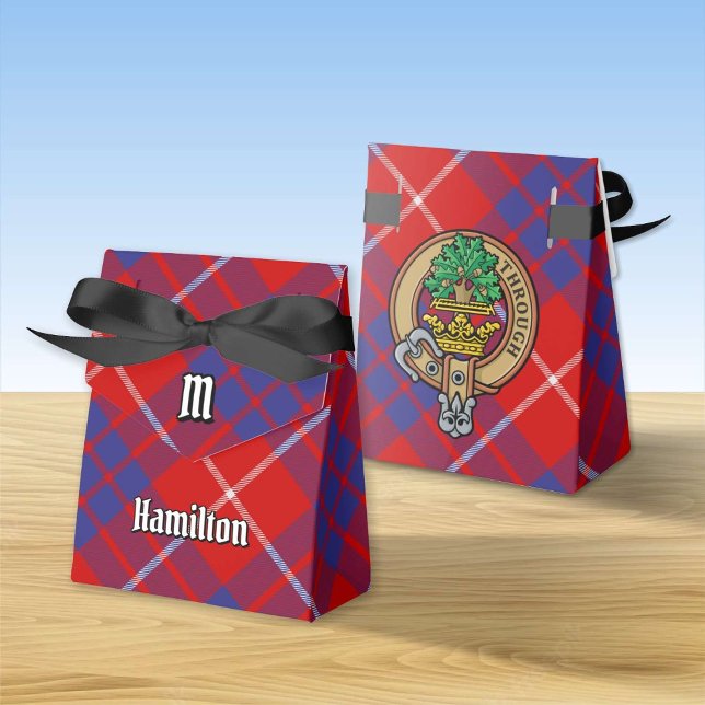 Clan Hamilton Escudo por caja de Favor de Tartán R (Subido por el creador)
