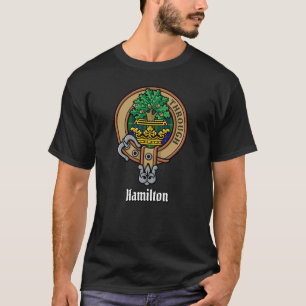 Clan Hamilton Escudo sobre la caza de la camiseta 