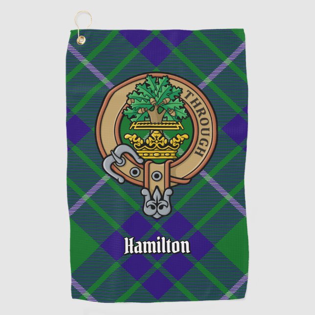 Clan Hamilton Escudo sobre la caza de la toalla de (Anverso)