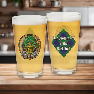 Clan Hamilton Escudo sobre la caza de tartán