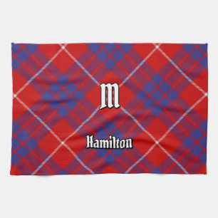 Clan Hamilton Red Tartan Kitchen Toalla