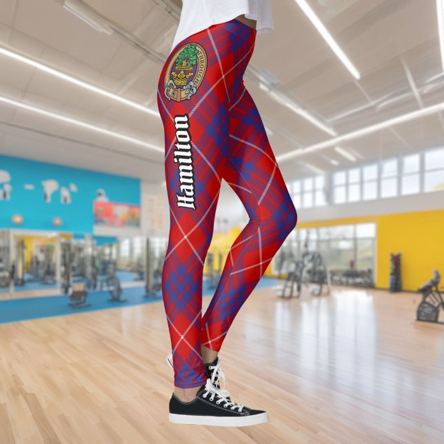 Clan Hamilton Red Tartan Leggings (Subido por el creador)
