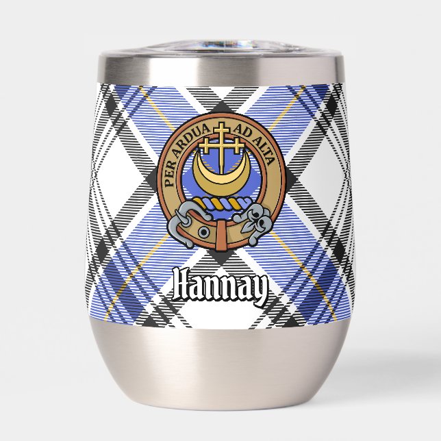 Clan Hannay Escudo sobre Tartán (Frente)