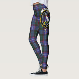 Clan Hunter Escudo Tartán Mujeres Leggings