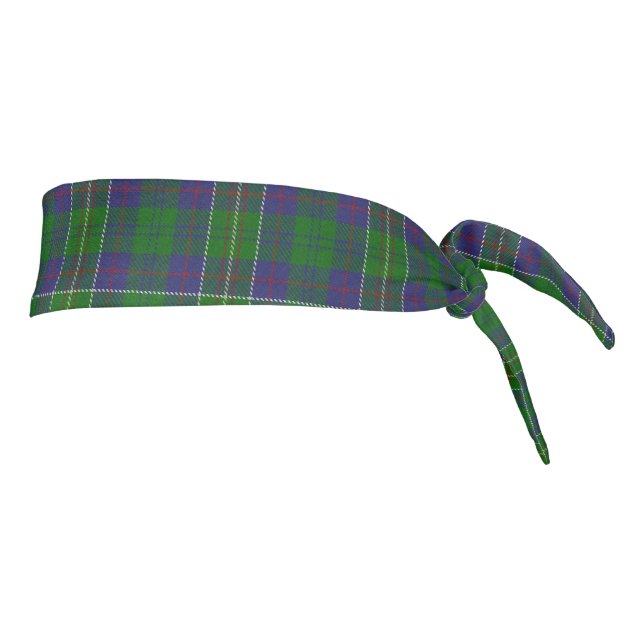 Clan Hunter Scottish Accents Blue Green Tartán (Girar 90)