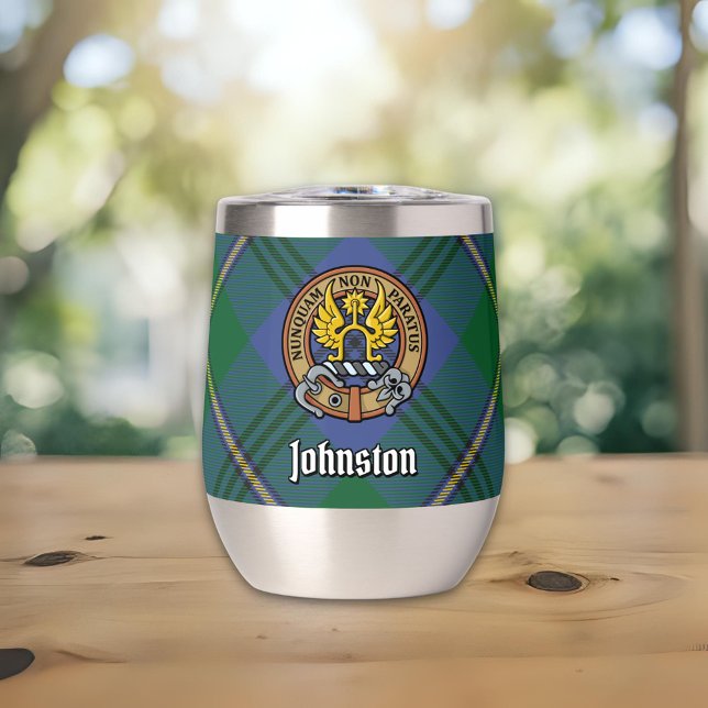 Clan Johnston Escudo sobre Tartán (Subido por el creador)