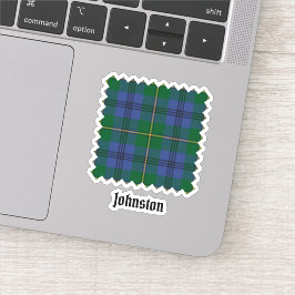 Clan Johnston Tartan Pegatina