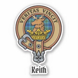 Clan Keith Escudo Pegatina