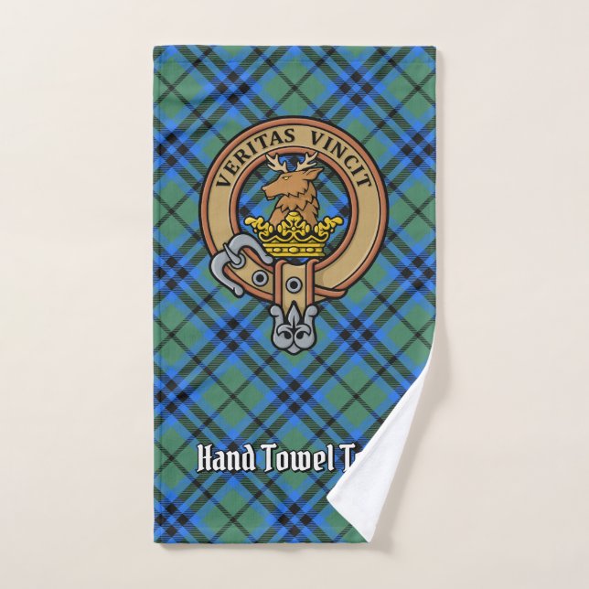 Clan Keith Escudo sobre Tartán (Toalla de mano)