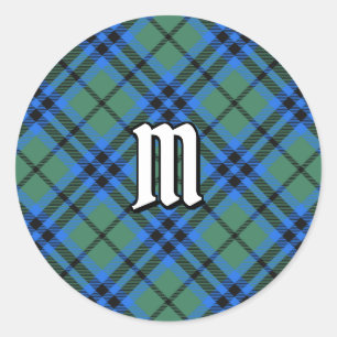 Clan Keith Tartan Classic Round Pegatina