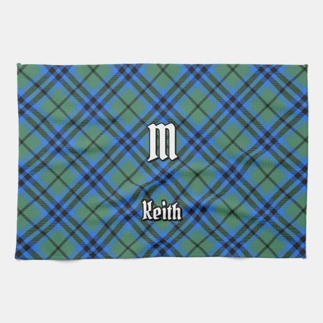 Clan Keith Tartan Kitchen Toalla (Horizontal)
