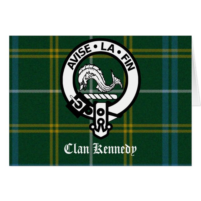 Clan Kennedy Escudo Tartán (Anverso (Horizontal))