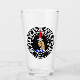 Clan Kirkpatrick "I MAK SICCAR" Tumbler de vidrio