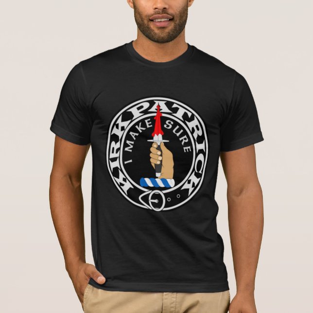 Clan Kirkpatrick "¡ME ASEGURO!" Camiseta (Anverso)