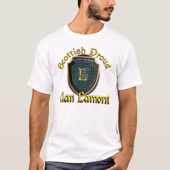 Clan Lamont Camisetas Orgullosos de Escocia (Anverso)