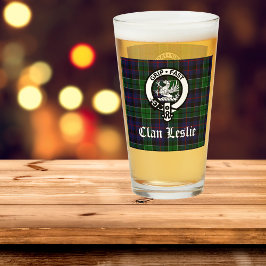 Clan Leslie Escudo Badge y Tartán
