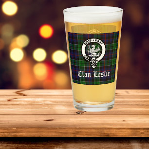 Clan Leslie Escudo Badge y Tartán