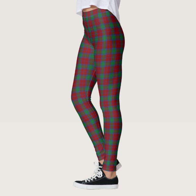 Clan Lindsay Mujeres de Tartán Moderno Leggings (Izquierda)