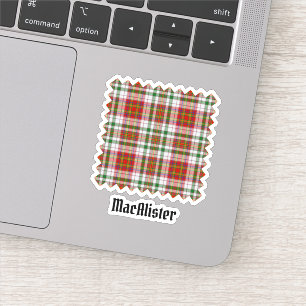 Clan MacAlister Dress Tartan Pegatina