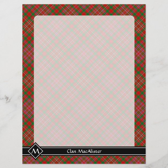 Clan MacAlister Tartan Flyer