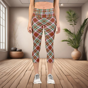 Clan MacAlister Vestido Tartan Capri Leggings