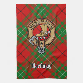 Clan MacAulay Escudo sobre toalla de cocina de Tar