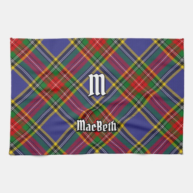 Clan MacBeth Tartan Kitchen Toalla (Horizontal)