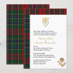 Clan MacClain Thistle 2 Invitación a la boda de Ta