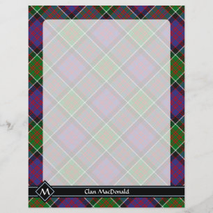 Clan MacDonald de Clanranald Tartan Flyer
