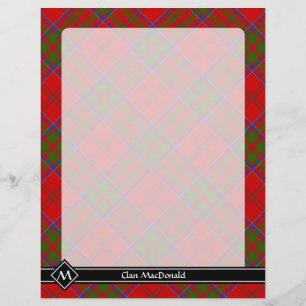 Clan MacDonald de Keppoch Tartan Flyer