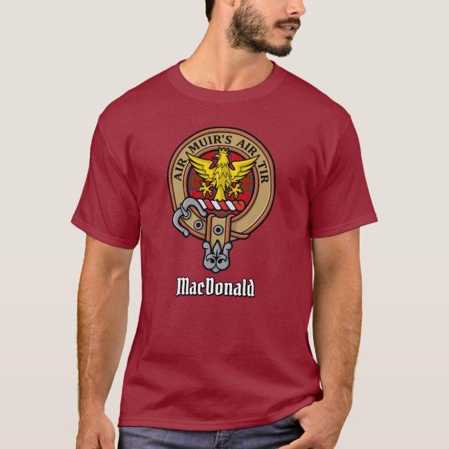 Clan MacDonald de la camiseta del Escudo Keppoch (Anverso)