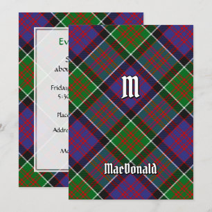 Clan MacDonald de la invitación a Clanranald Tarta