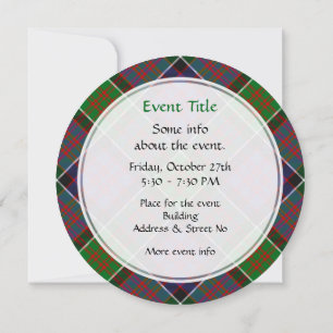 Clan MacDonald de la invitación a Clanranald Tarta