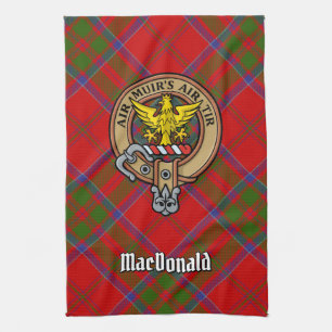 Clan MacDonald de la toalla de cocina Escudo de Ke