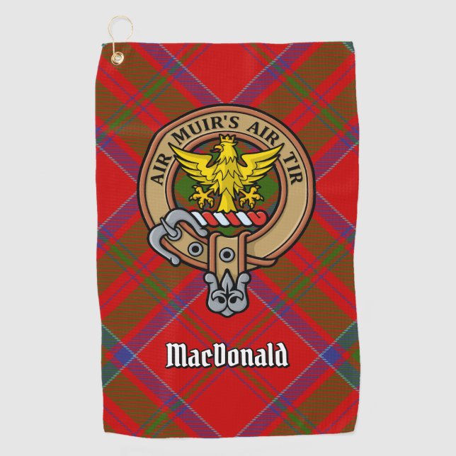 Clan MacDonald de la toalla de Escudo de golf de K (Anverso)