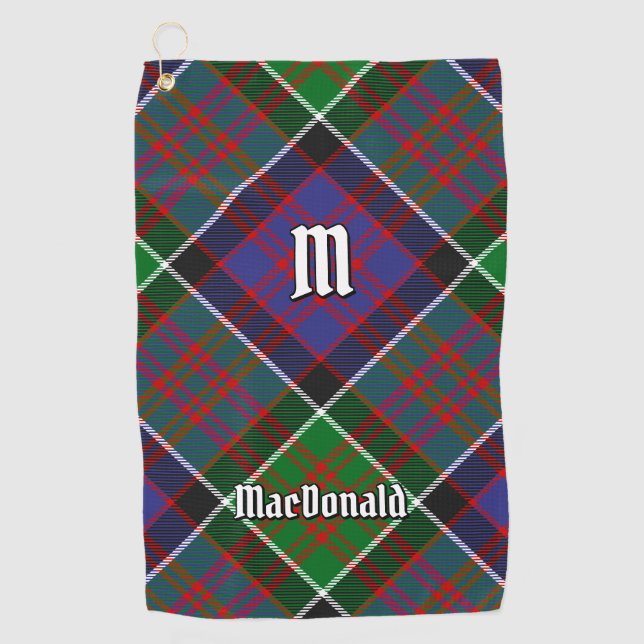 Clan MacDonald de la toalla de golf Clanranald Tar (Anverso)