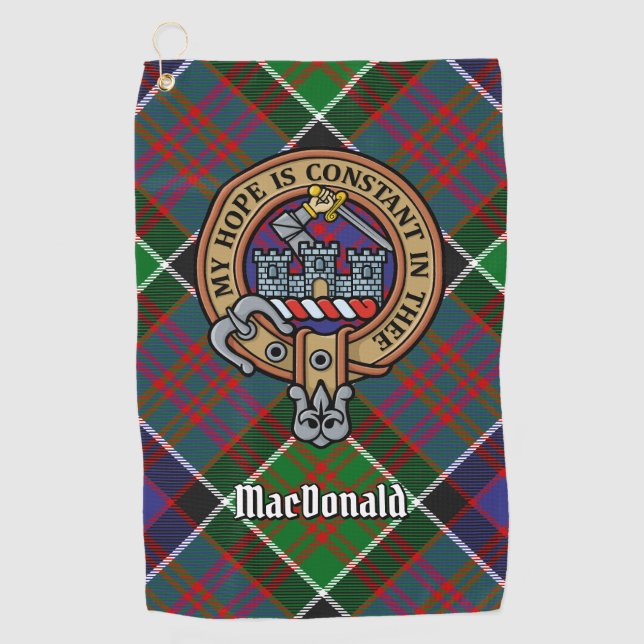 Clan MacDonald de la toalla de golf Escudo Clanran (Anverso)