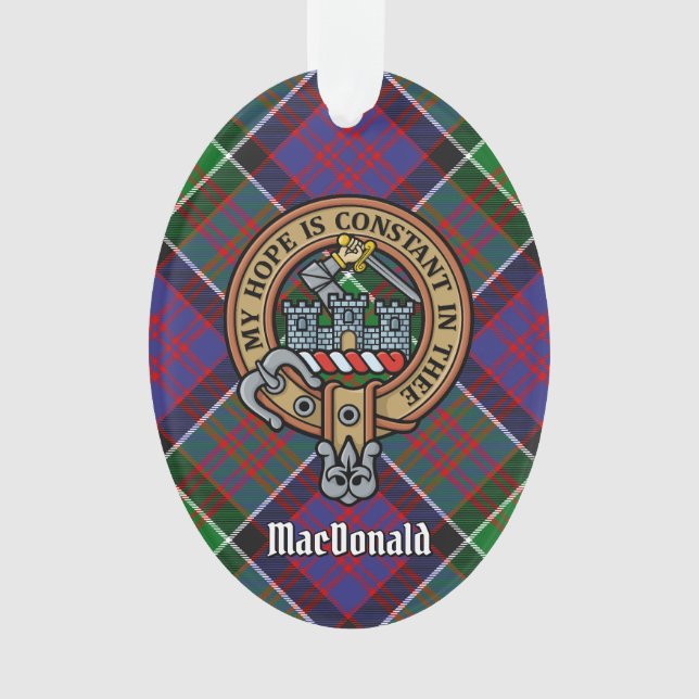 Clan MacDonald de Ornamento Escudo de Clanranald (Anverso)