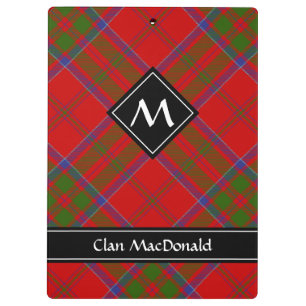 Clan MacDonald del Portapapeles de Keppoch Tartan