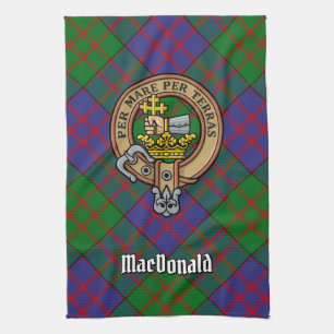 Clan MacDonald Escudo Kitchen Toalla