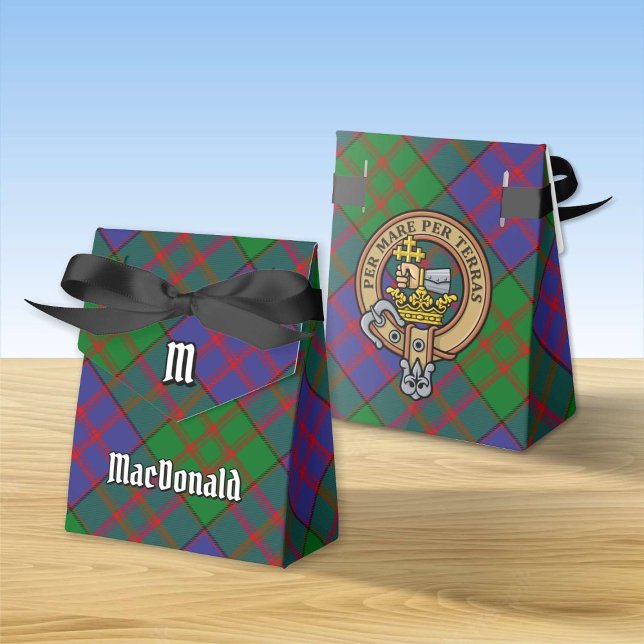 Clan MacDonald Escudo por caja de Favor de Tartán (Subido por el creador)