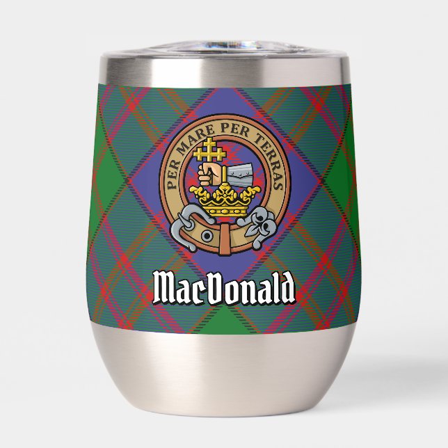 Clan MacDonald Escudo por Tartán (Frente)