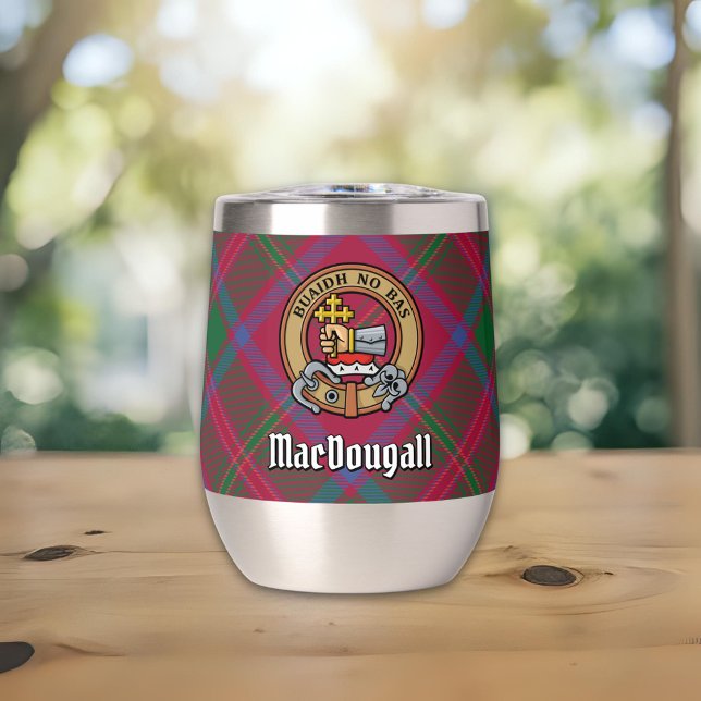 Clan MacDougall Escudo sobre Tartán (Subido por el creador)