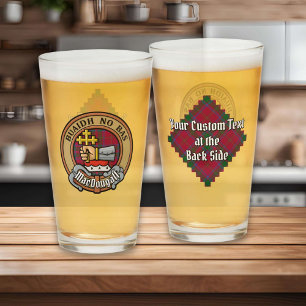 Clan MacDougall Escudo sobre Tartán