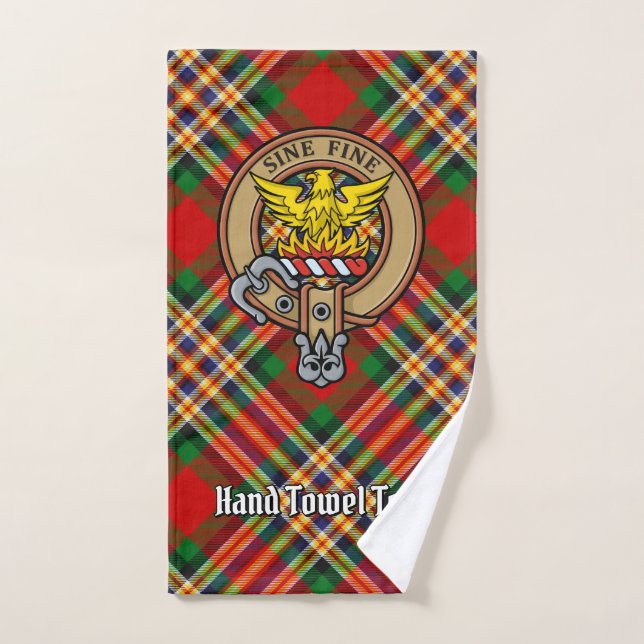 Clan MacGill Escudo por Tartán (Toalla de mano)